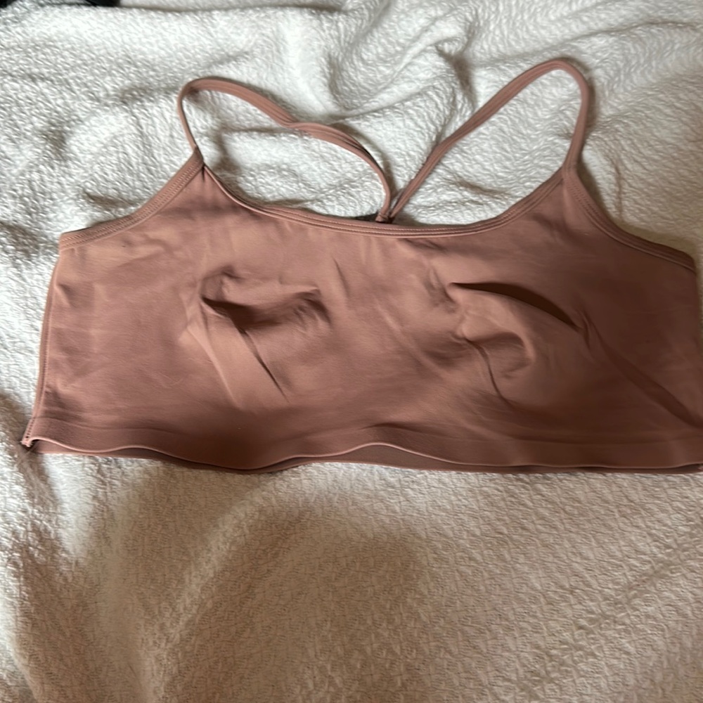 Blush bra.
